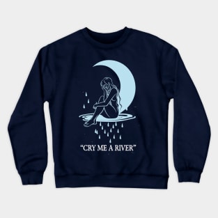 Melancholic Moonlit Sorrow Crewneck Sweatshirt